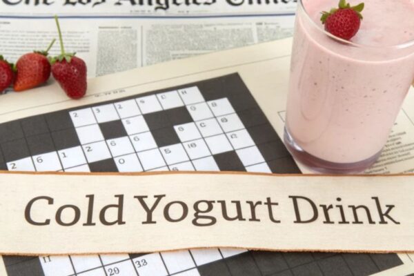 cold yogurt drink crossword