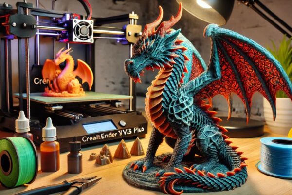 3D printed dragon