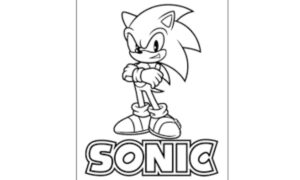 sonic coloring pages